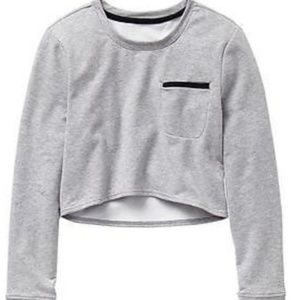 ATHLETA Long Sleeve Crop Sweatshirt SM